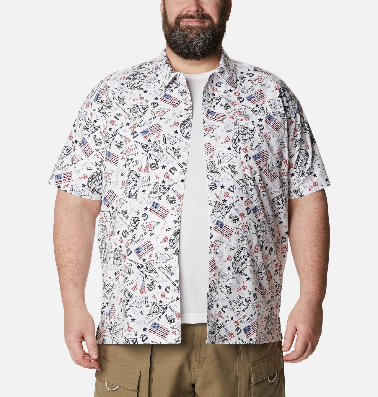 Men's PFG Trollers Best™ Short Sleeve Shirt – Big 6