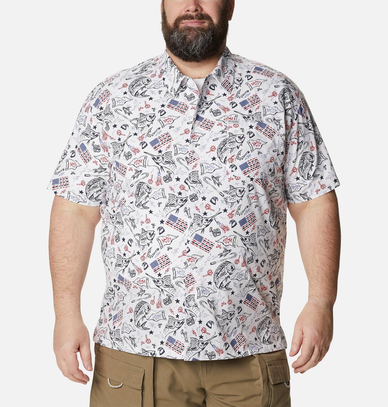 Men's PFG Trollers Best™ Short Sleeve Shirt – Big 1