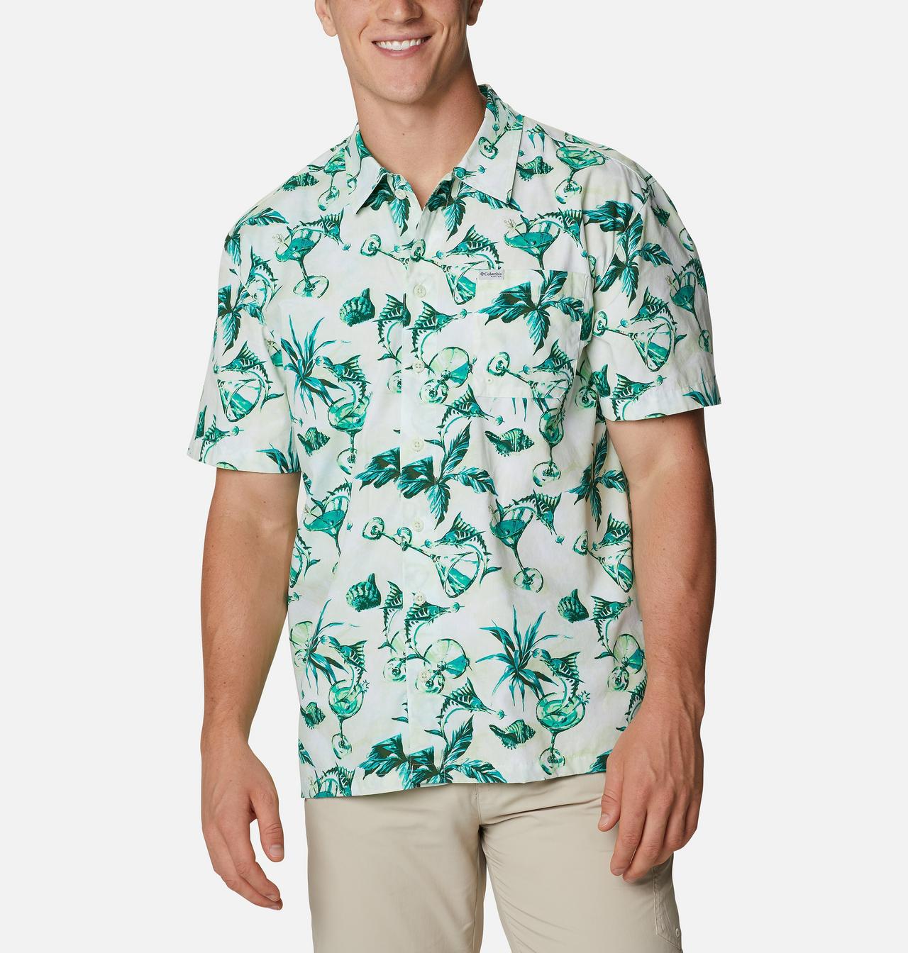 Men's PFG Trollers Best™ Short Sleeve Shirt – Big 1