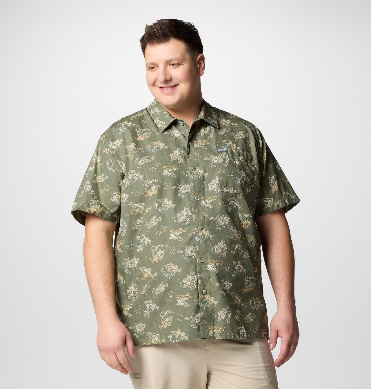 Men's PFG Trollers Best™ Short Sleeve Shirt – Big 1