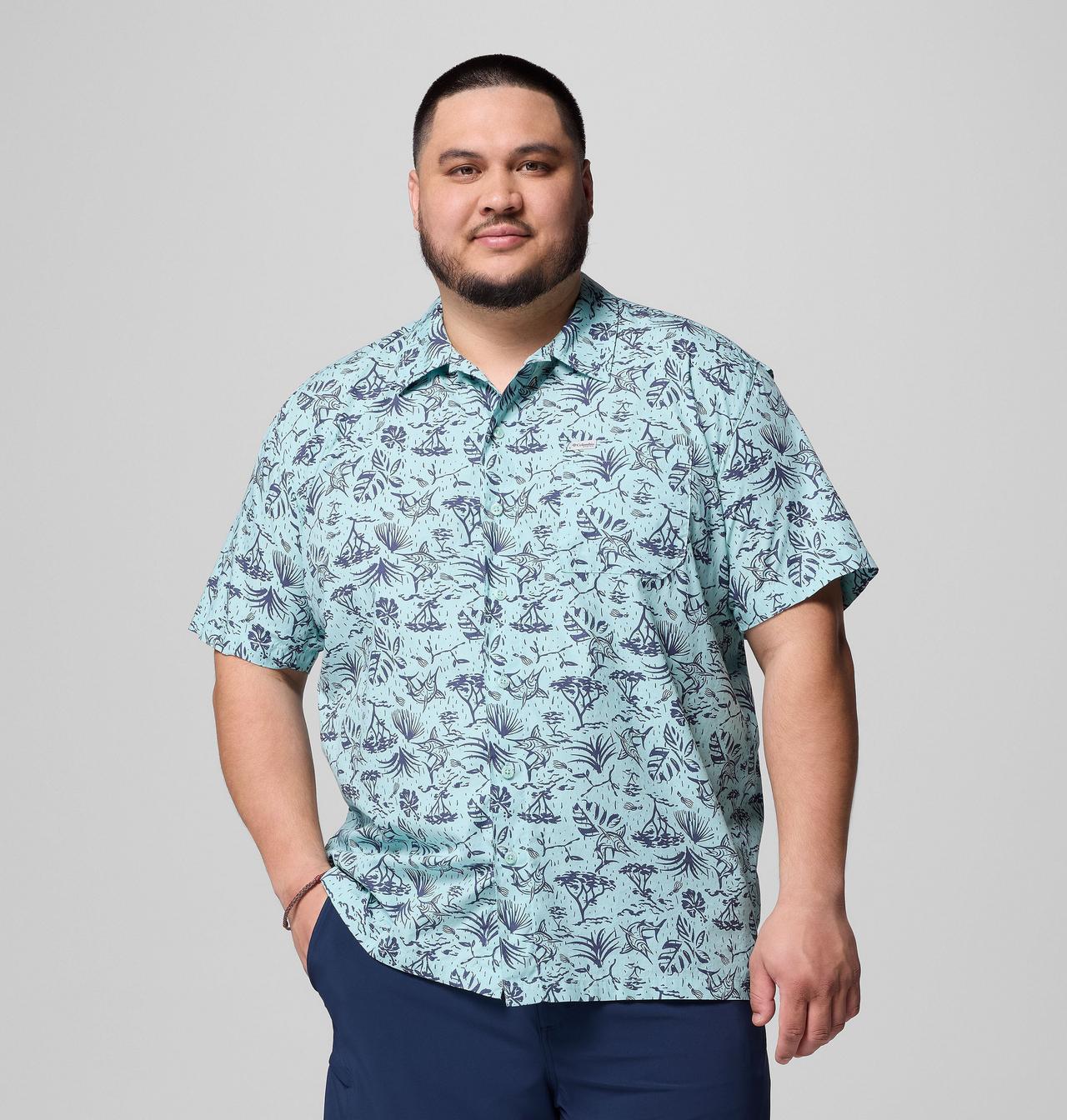 Men's PFG Trollers Best™ Short Sleeve Shirt – Big 1