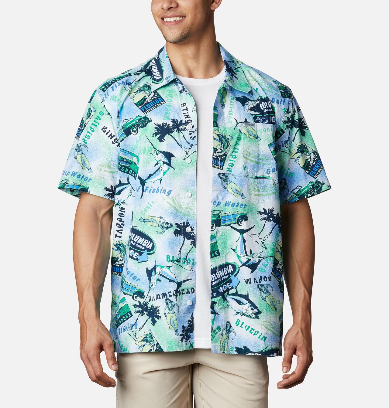 Men's PFG Trollers Best™ Short Sleeve Shirt – Big 1