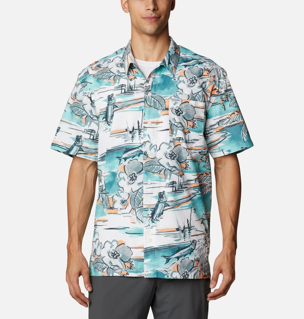 Men's PFG Trollers Best™ Short Sleeve Shirt – Big 1