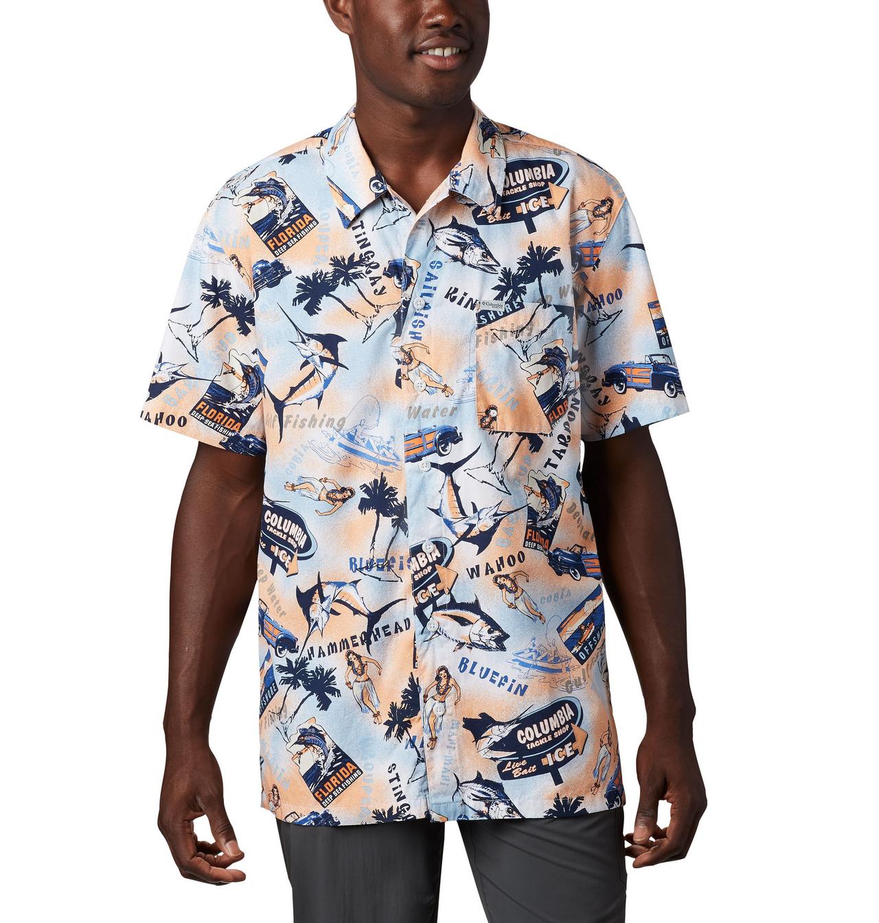 Men's PFG Trollers Best™ Short Sleeve Shirt – Big 1