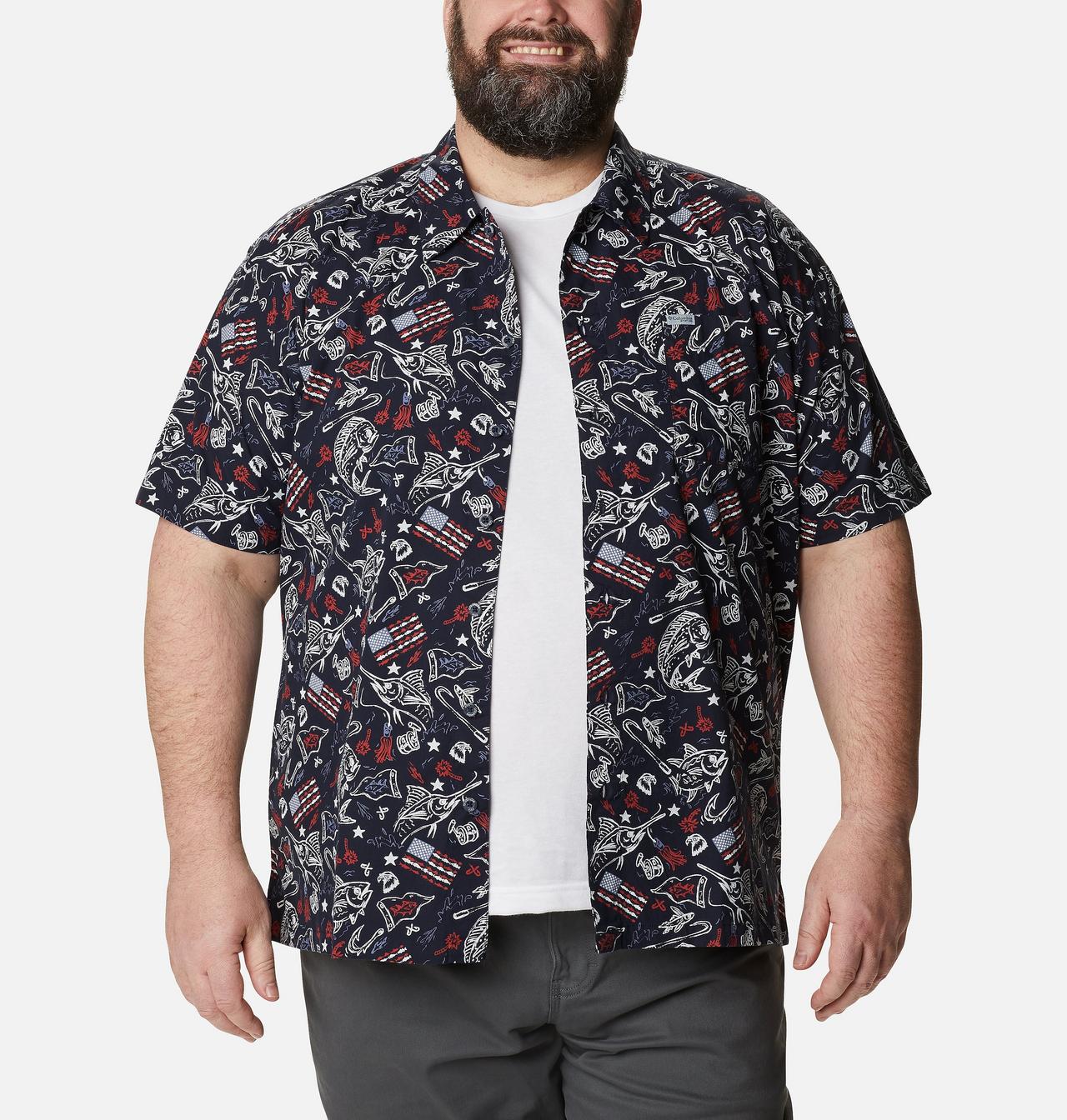 Men's PFG Trollers Best™ Short Sleeve Shirt – Big 1