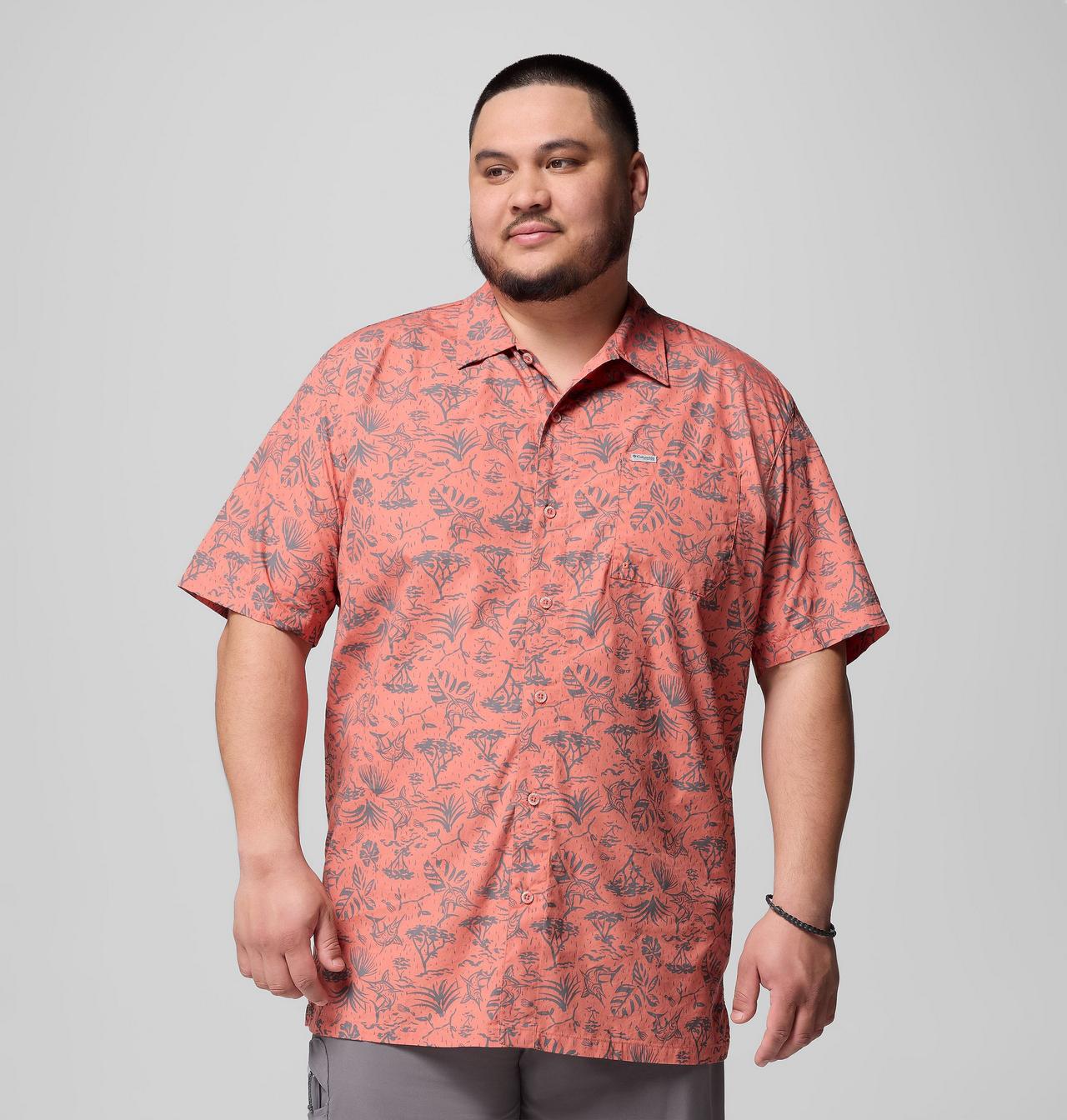 Men's PFG Trollers Best™ Short Sleeve Shirt – Big 1