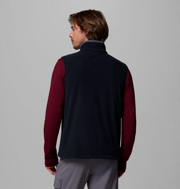 Men's Fast Trek Fleece Vest, Color: Black, image 3