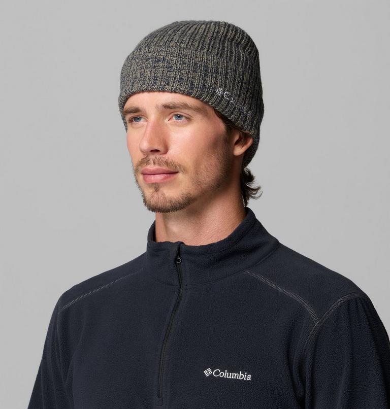 Unisex Columbia Watch Cap Beanie, Color: Stone Green, Collegiate Navy Marled, image 2