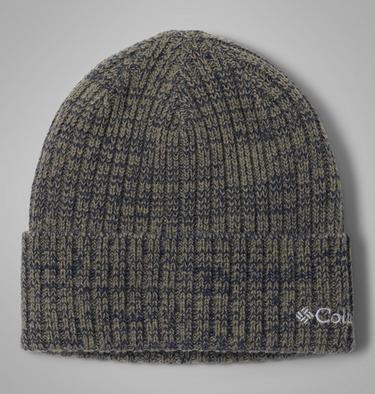 Unisex Columbia Watch Cap Beanie, Color: Stone Green, Collegiate Navy Marled, image 1