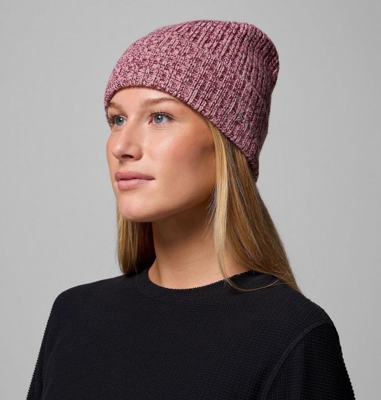 Gorro unisex Columbia Watch Cap | 624 | O/S, Color: Rich Wine, Eraser Pink Marled, image 5