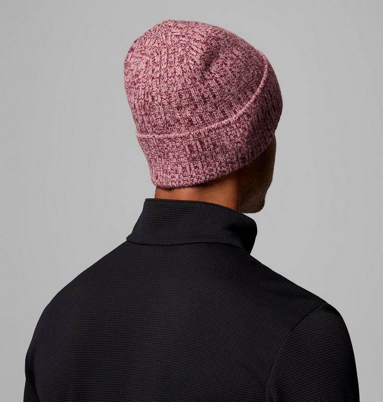 Gorro unisex Columbia Watch Cap | 624 | O/S, Color: Rich Wine, Eraser Pink Marled, image 3
