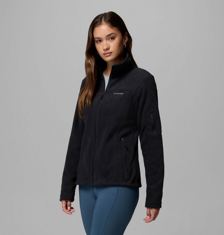 Women's Fast Trek II Fleece Jacket, Color: Black, image 4