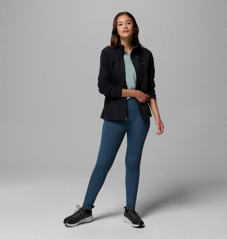Women's Fast Trek II Fleece Jacket, Color: Black, image 2