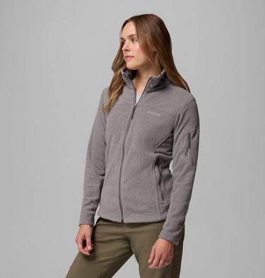 Women’s Fast Trek II Fleece Jacket, Color: City Grey Heather, City Grey, image 28