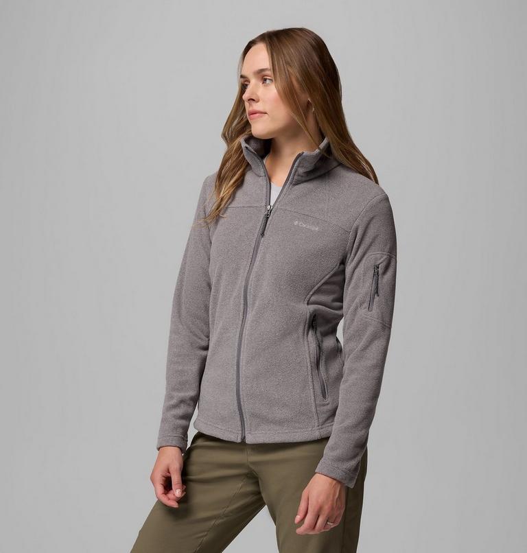 Chaqueta Fast Trek II para mujer, Color: City Grey Heather, City Grey, image 4