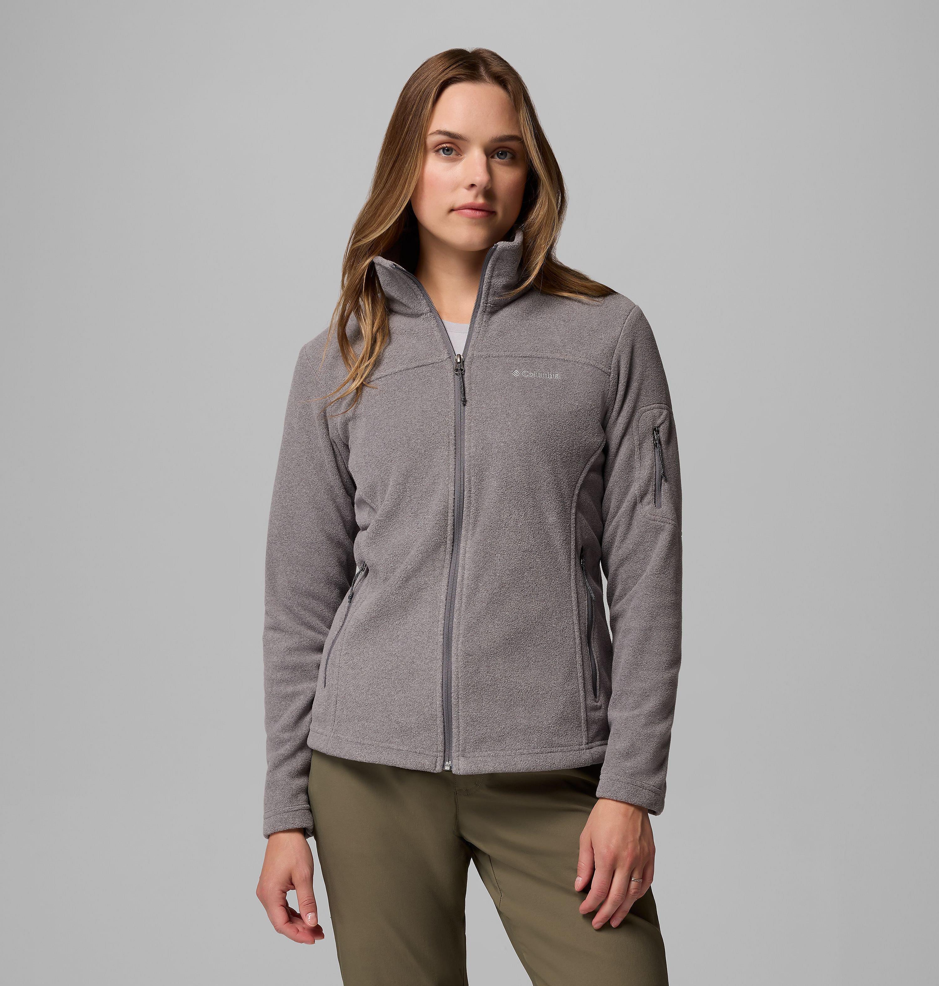 Columbia Sportswear Women's Grey Columbia - ’S Fast Trek™ Ii Fleece Jacket - City Heather, City Large