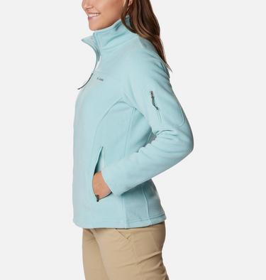 Women’s Fast Trek II Fleece Jacket, Color: Aqua Haze, image 7