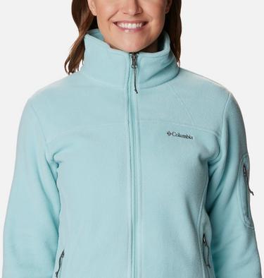 Women’s Fast Trek II Fleece Jacket, Color: Aqua Haze, image 8