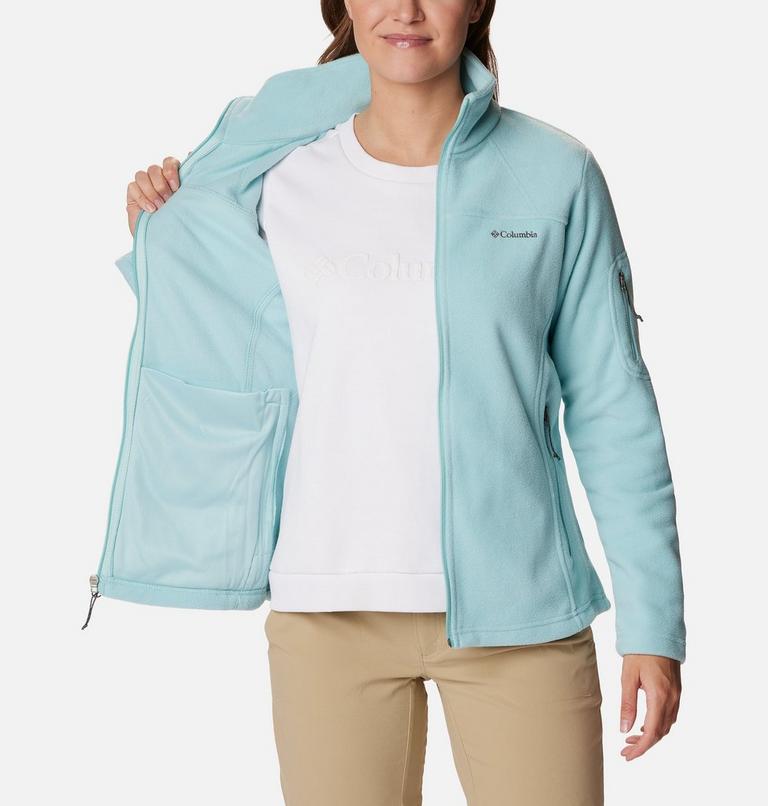 Veste Polaire Fast Trek II Femme, Color: Aqua Haze, image 5