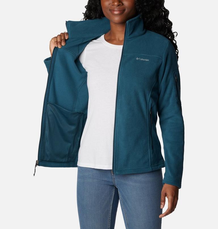 Women's Fast Trek II Fleece Jacket, Color: Night Wave, image 5