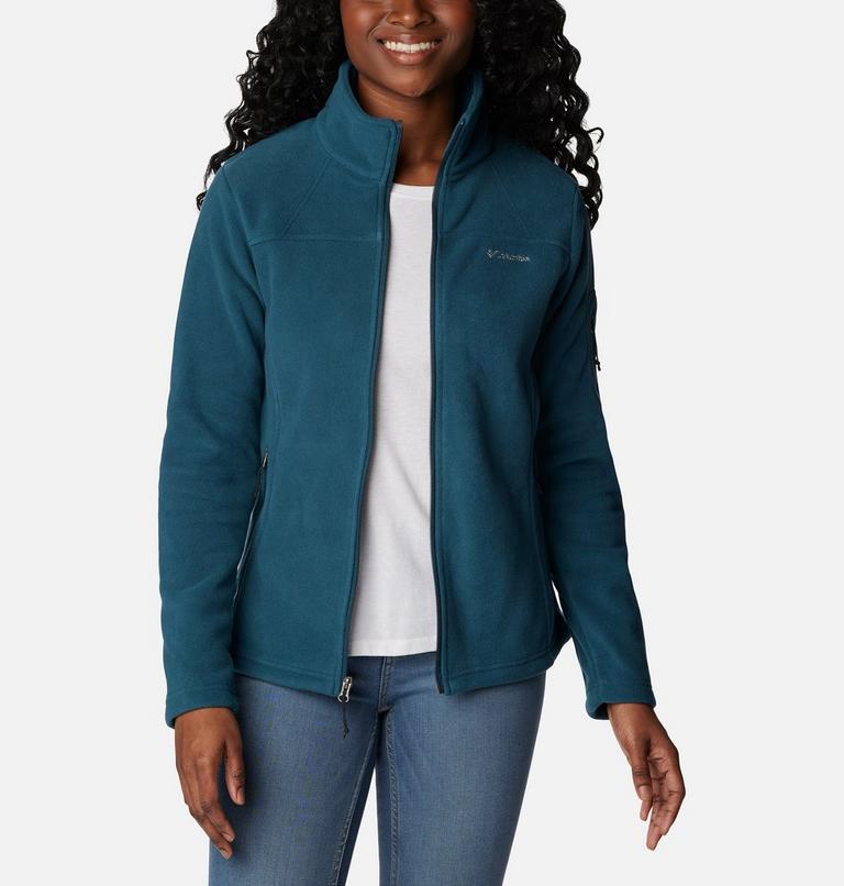 Women's Fast Trek II Fleece Jacket, Color: Night Wave, image 7
