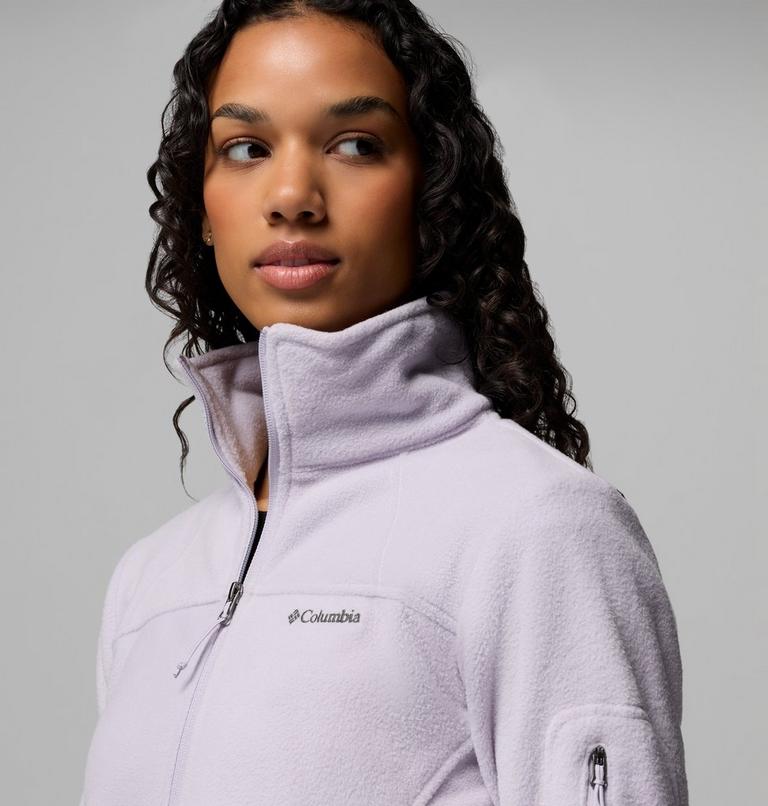 Women&rsquo;s Fast Trek II Fleece Jacket, Color: Lavender Pearl, image 6