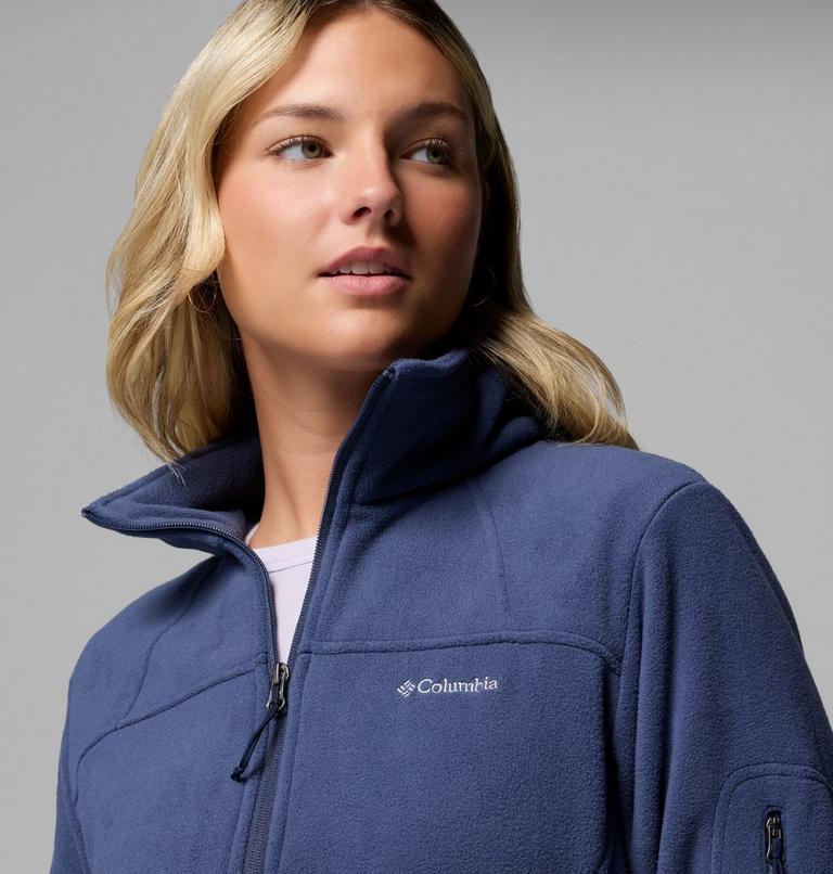 Women's Fast Trek II Fleece Jacket, Color: Nocturnal, image 6