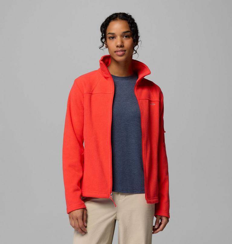 Women's Fast Trek II Fleece Jacket, Color: Poppy Red, image 5