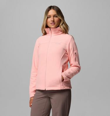 Women's Fast Trek II Fleece Jacket, Color: Pink Sand, image 1