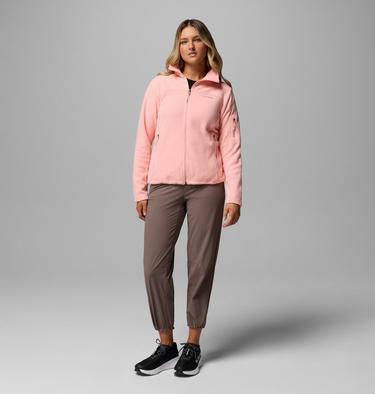 Women's Fast Trek II Fleece Jacket, Color: Pink Sand, image 2