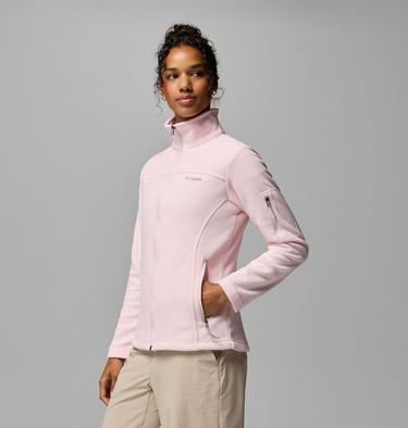 Women&rsquo;s Fast Trek II Fleece Jacket, Color: Powder Pink, image 4