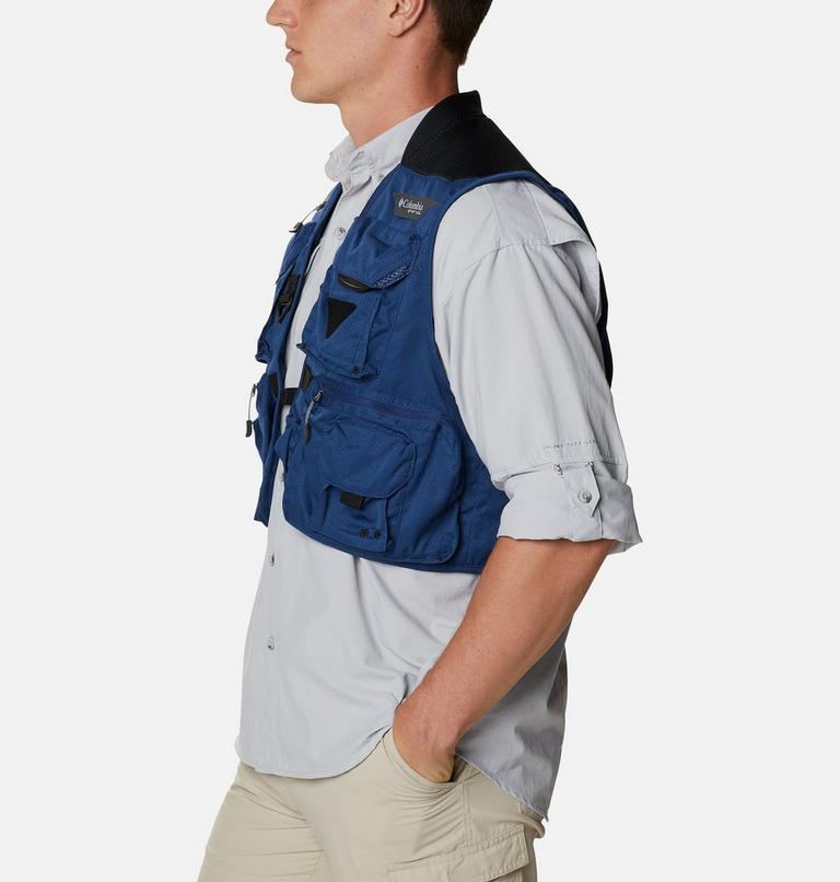 Men's PFG Henry's Fork V Vest, Color: Carbon, image 3