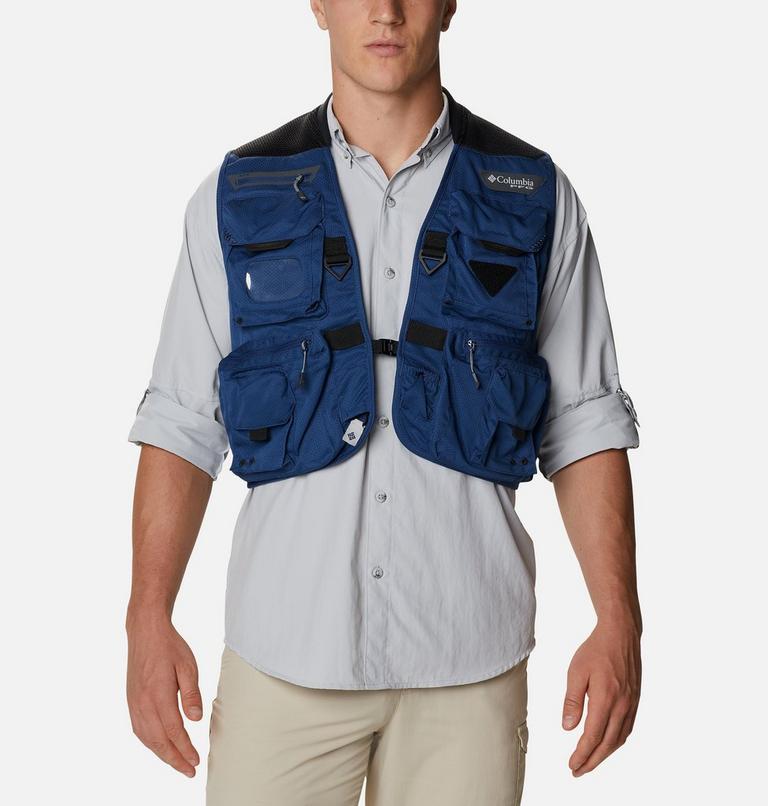Men's PFG Henry's Fork V Vest, Color: Carbon, image 1