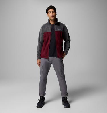 Steens Mountain Full Zip 2.0, Color: Shark, Rich Wine, image 4