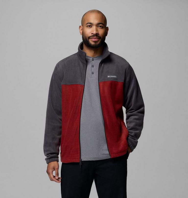 Men's Steens Mountain 2.0 Fleece Jacket, Color: Shark, Red Oxide, image 5