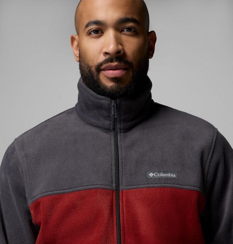 Men's Steens Mountain 2.0 Fleece Jacket, Color: Shark, Red Oxide, image 6