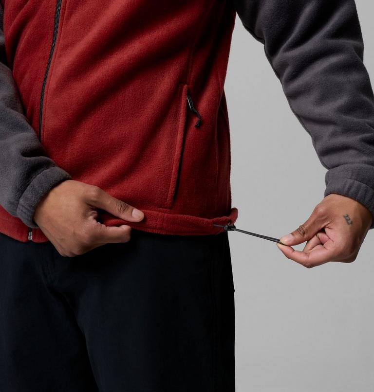 Men's Steens Mountain 2.0 Fleece Jacket, Color: Shark, Red Oxide, image 7