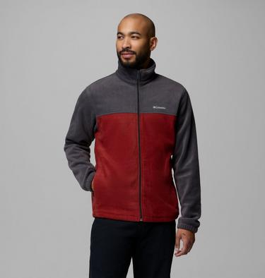 Men's Steens Mountain 2.0 Fleece Jacket, Color: Shark, Red Oxide, image 7