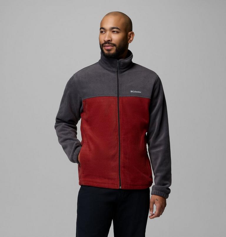 Men's Steens Mountain 2.0 Fleece Jacket, Color: Shark, Red Oxide, image 1