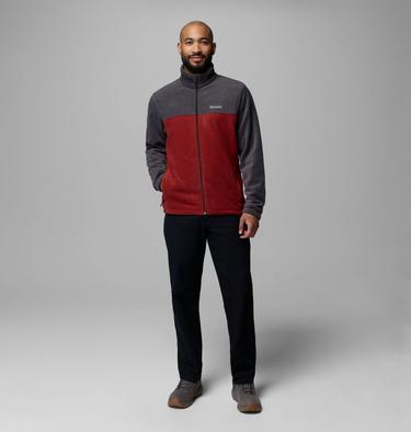 Men's Steens Mountain 2.0 Fleece Jacket, Color: Shark, Red Oxide, image 8