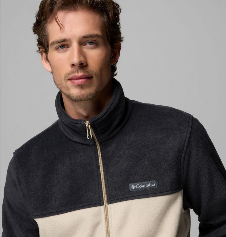 Men's Steens Mountain 2.0 Fleece Jacket, Color: Ancient Fossil, Black, image 6