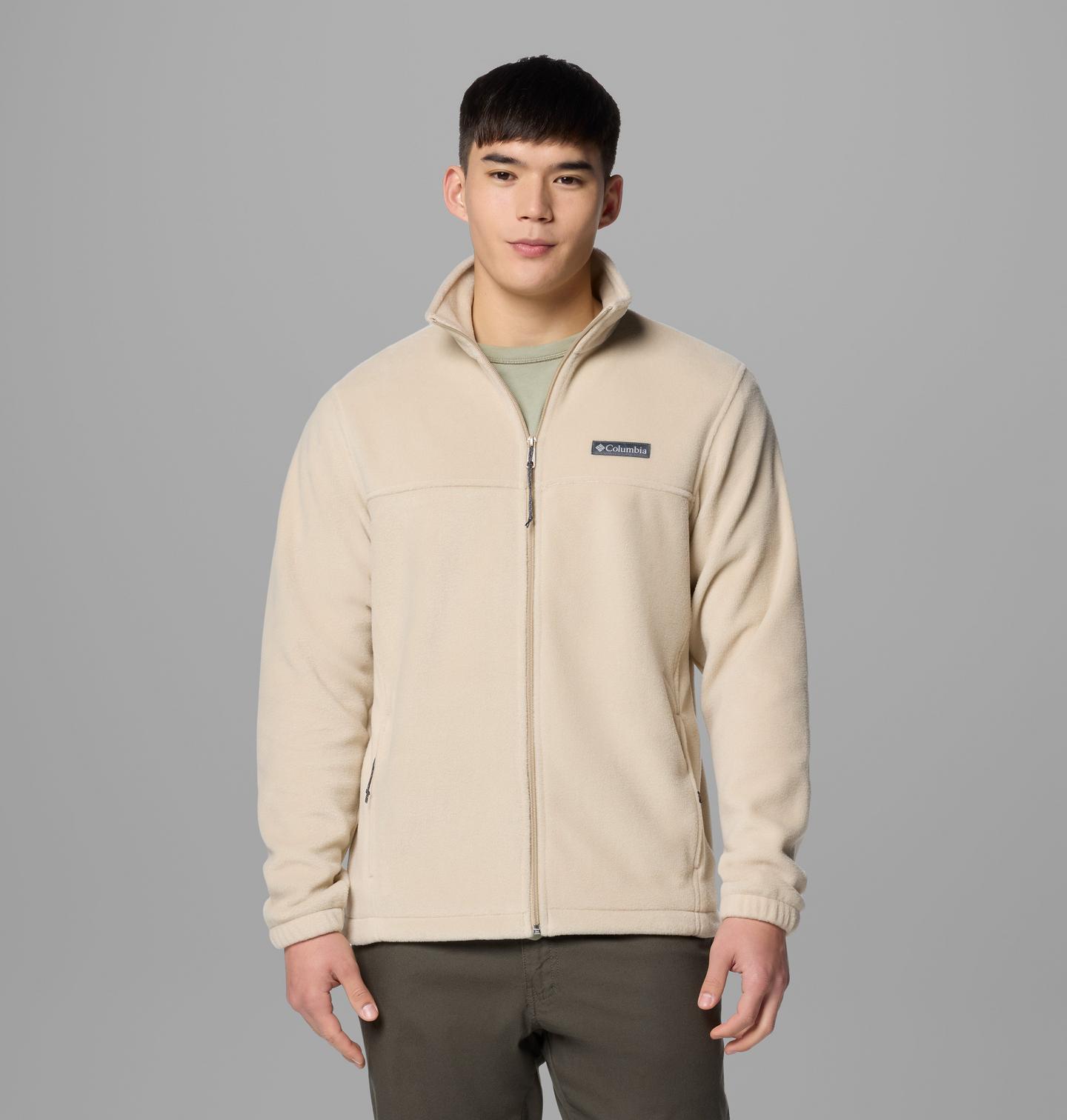 Мужская куртка Columbia Steens Mountain 2.0 Full Zip Fleece, цвет: Серо-бежевый, вариант 1 — фото 1