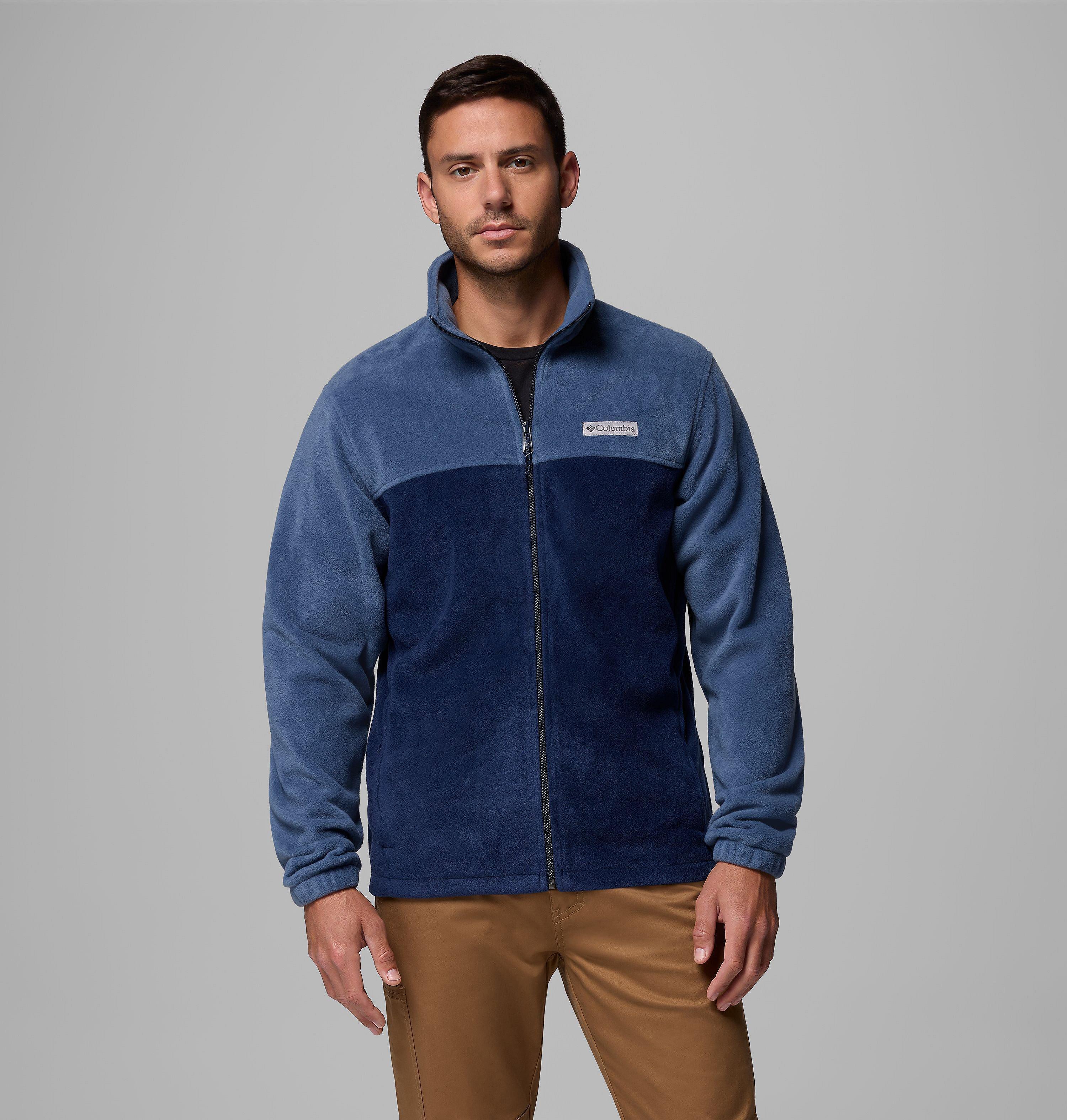 Columbia Sportswear Men's Blue Columbia - Steens Mountain™ 2.0 Fleece Jacket - Dark Mountain, Collegiate Navy Xxl