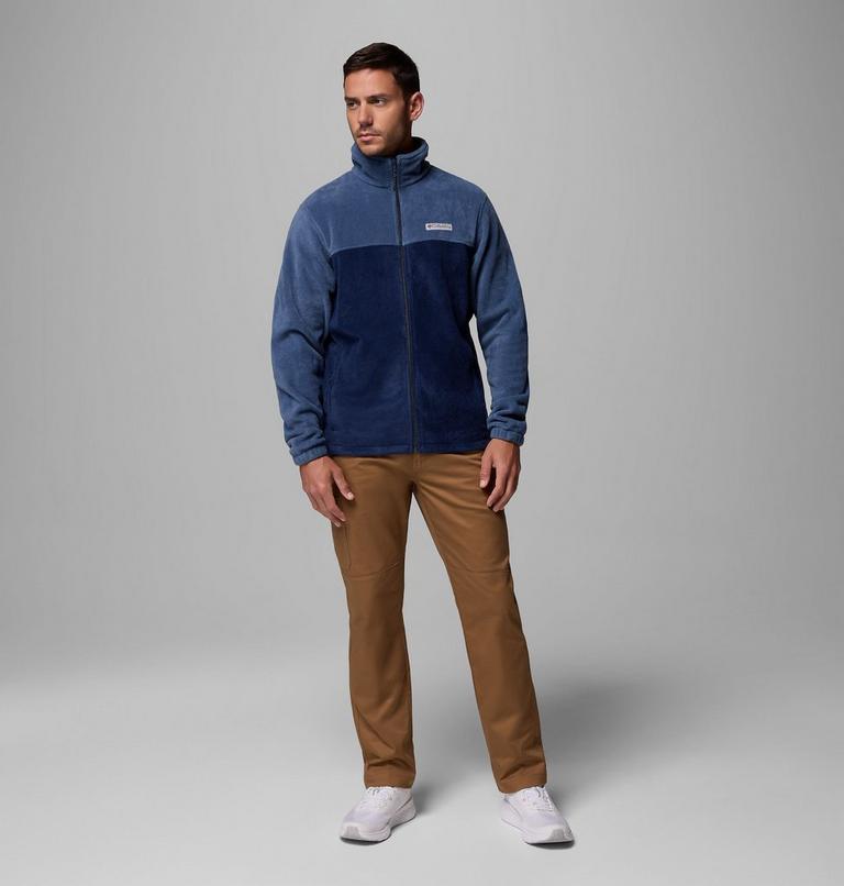 Men's Steens Mountain 2.0 Fleece, Color: Dark Mountain, Collegiate Navy, image 2