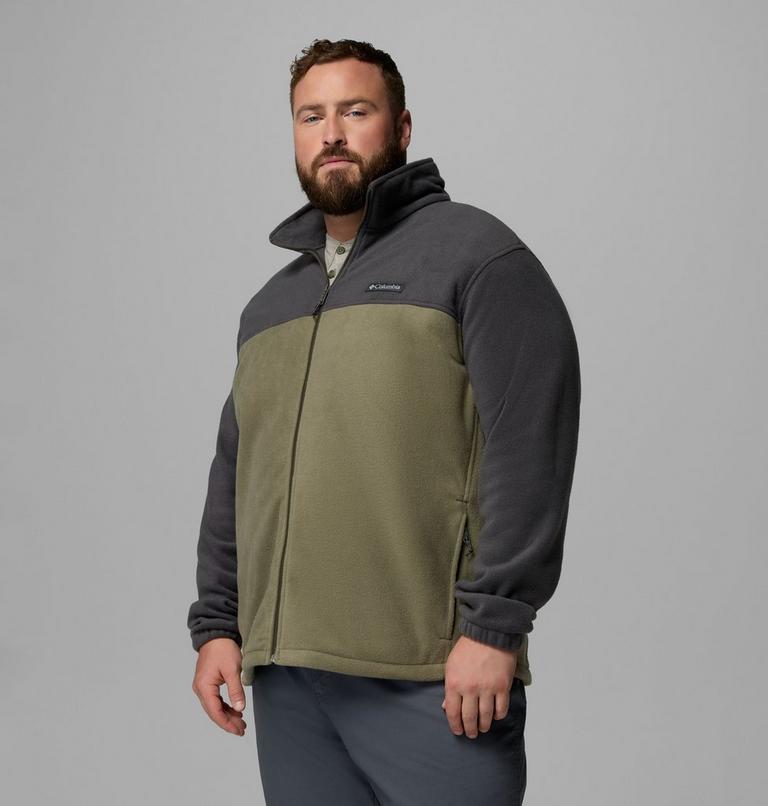 Men&rsquo;s Steens Mountain 2.0 Fleece Jacket - Extended Size, Color: Shark, Stone Green, image 4