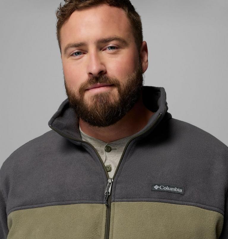 Men&rsquo;s Steens Mountain 2.0 Fleece Jacket - Extended Size, Color: Shark, Stone Green, image 6