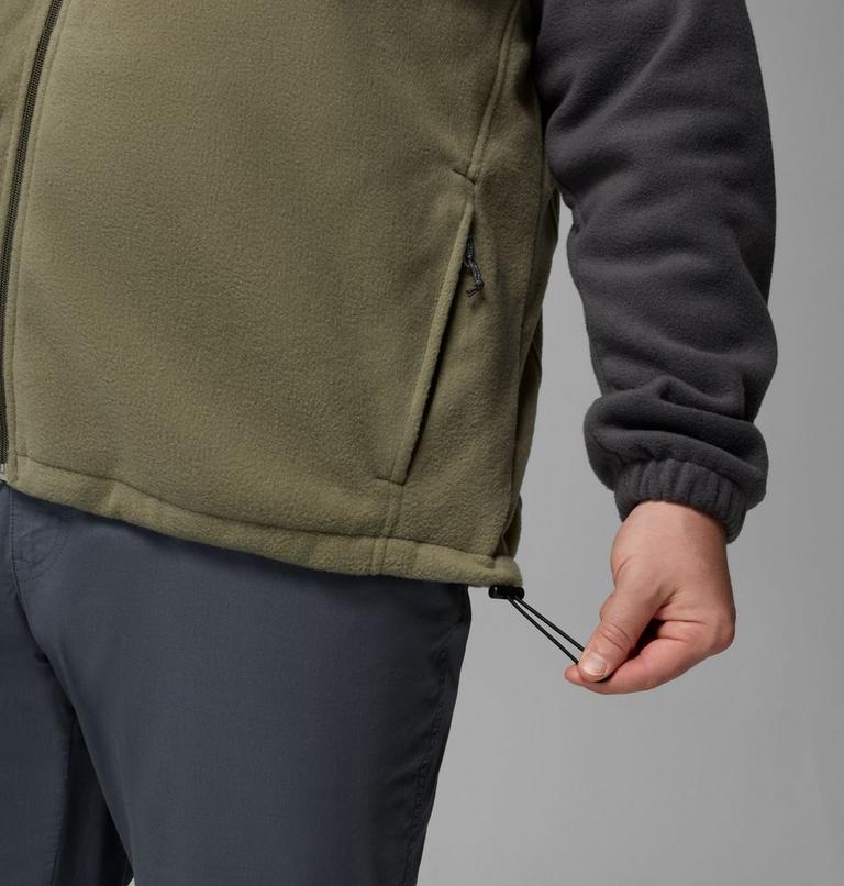 Men&rsquo;s Steens Mountain 2.0 Fleece Jacket - Extended Size, Color: Shark, Stone Green, image 7