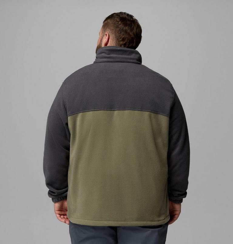 Men&rsquo;s Steens Mountain 2.0 Fleece Jacket - Extended Size, Color: Shark, Stone Green, image 3