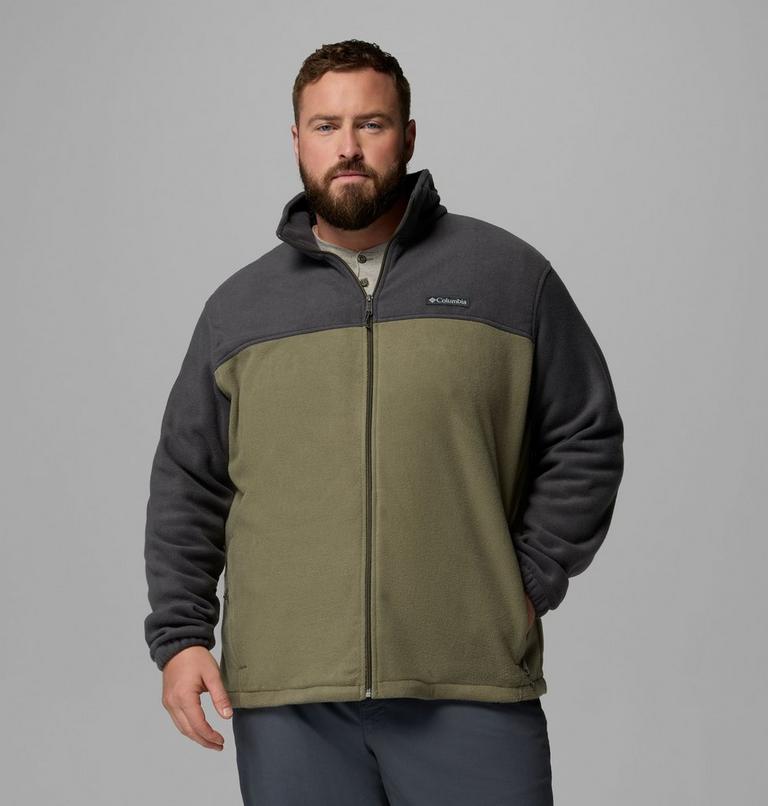 Men&rsquo;s Steens Mountain 2.0 Fleece Jacket - Extended Size, Color: Shark, Stone Green, image 1