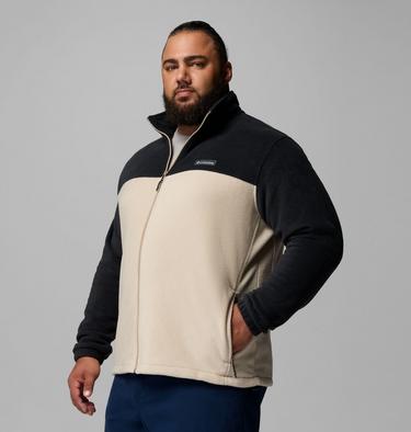 Men&rsquo;s Steens Mountain 2.0 Fleece Jacket - Extended Size, Color: Ancient Fossil, Black, image 4